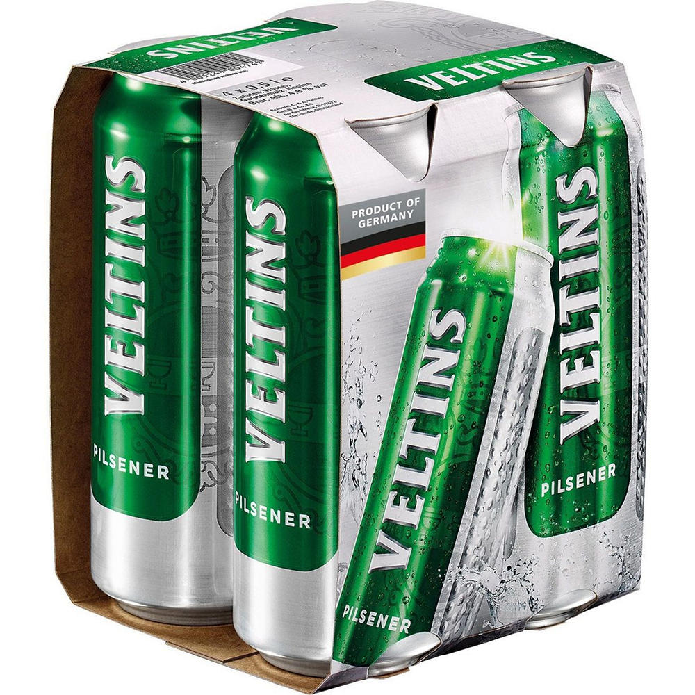 Veltins German Pilsner Beer 4 pk Cans, 16.9 oz
