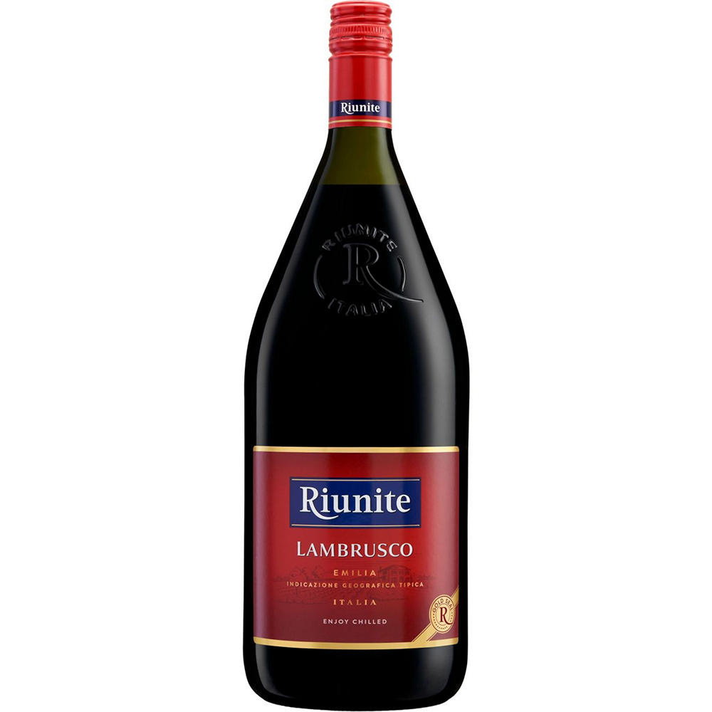 Riunite Lambrusco Semi Red Italy Sweet Sparkling Wine, 1.5 L