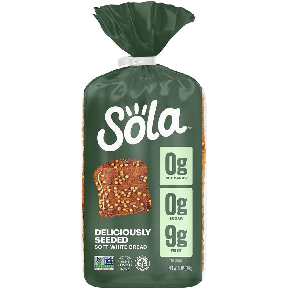Sola Deliciously Seeded Soft White Bread, 14 oz