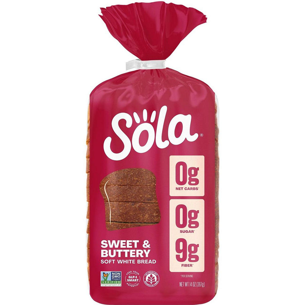 Sola Sweet & Buttery Soft White Bread, 14 oz