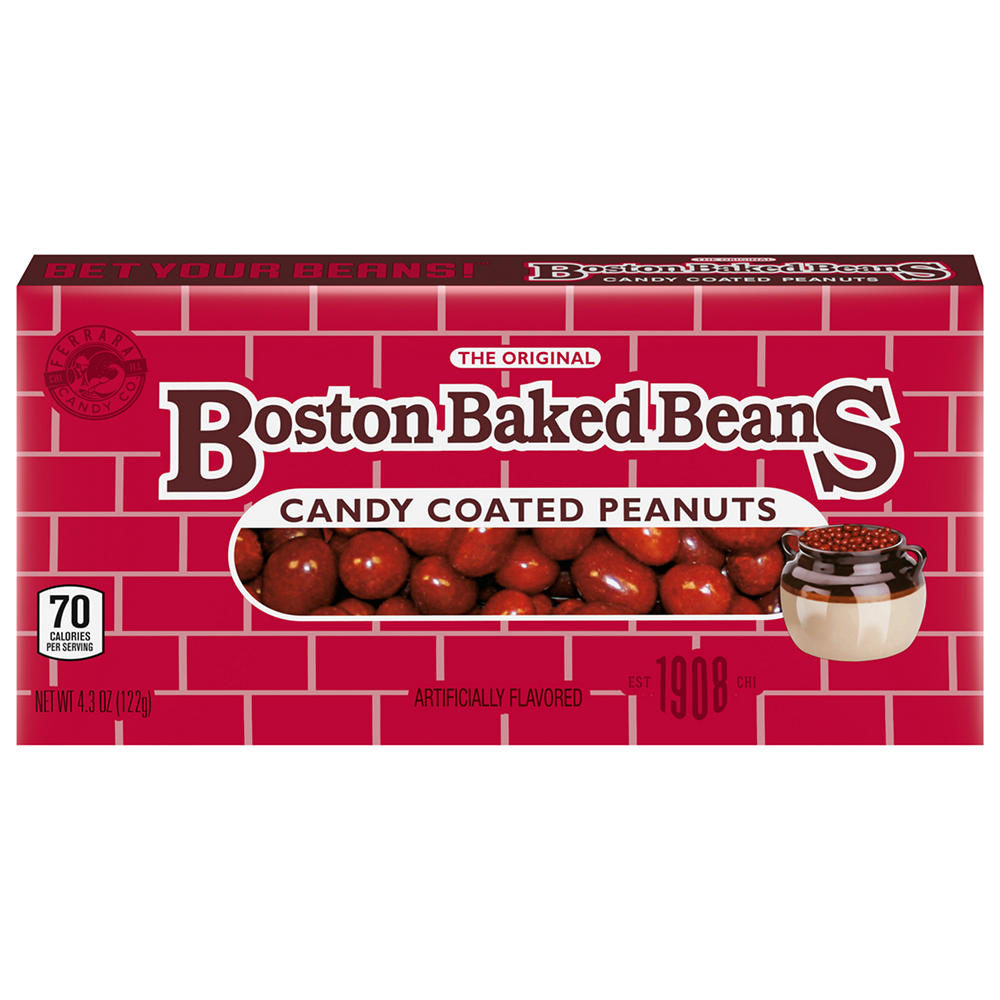 Boston Baked Beans Candy Coated Peanuts Theatre Box , 4.3 oz