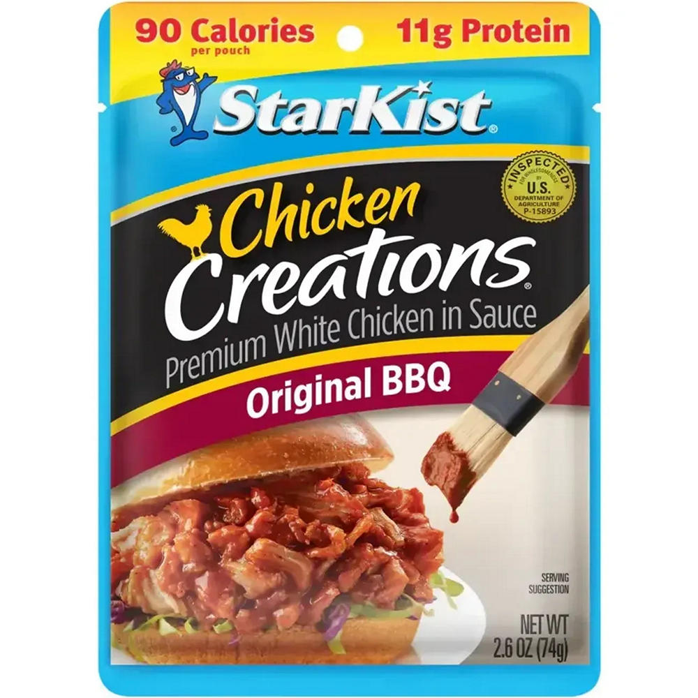 StarKist Chicken Creations Original BBQ Pouch, 2.6 oz
