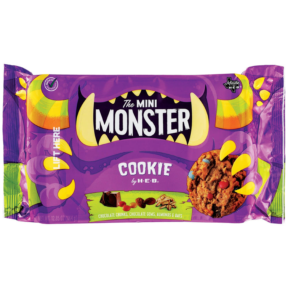 H-E-B Mini Monster Cookies, 12.8 oz