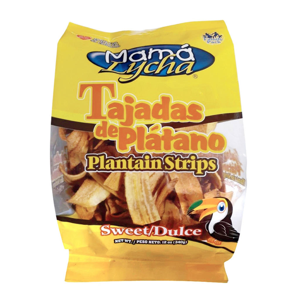 Mama Lycha Sweet Plantain Strips, 12 oz