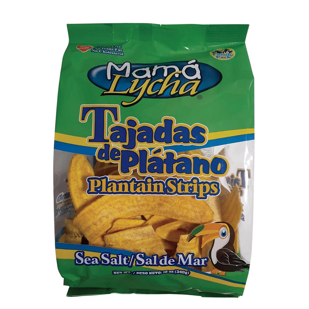Mama Lycha Sea Salt Plantain Strips, 12 oz
