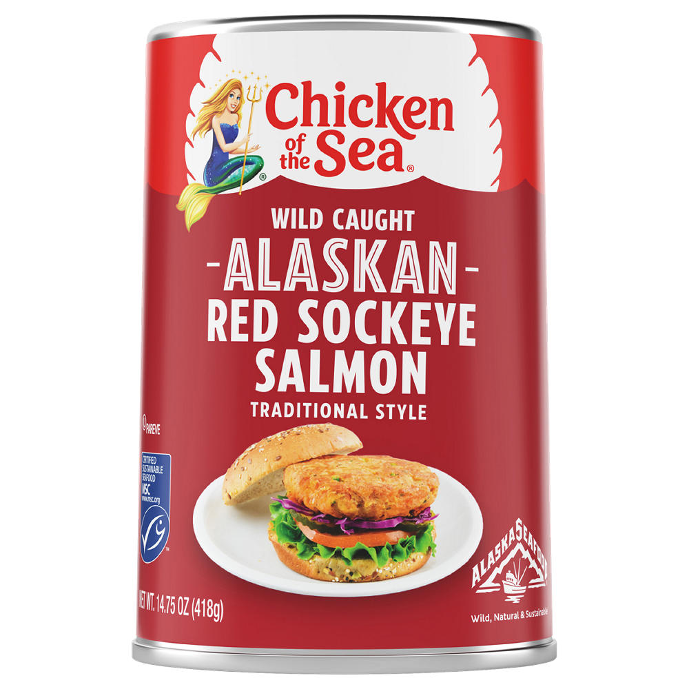 Chicken of the Sea Alaskan Red Sockeye Salmon, 14.75 oz