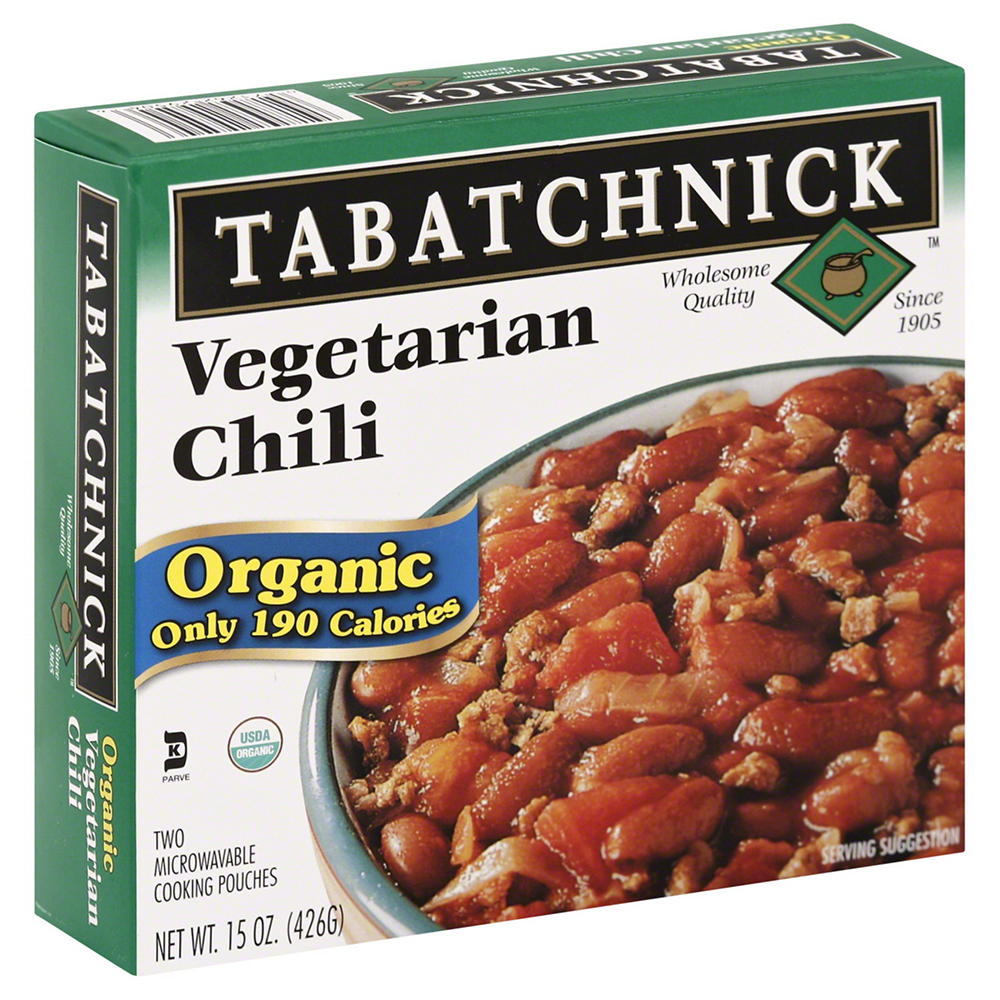 Tabatchnick Organic Vegetarian Chili, 2 ct