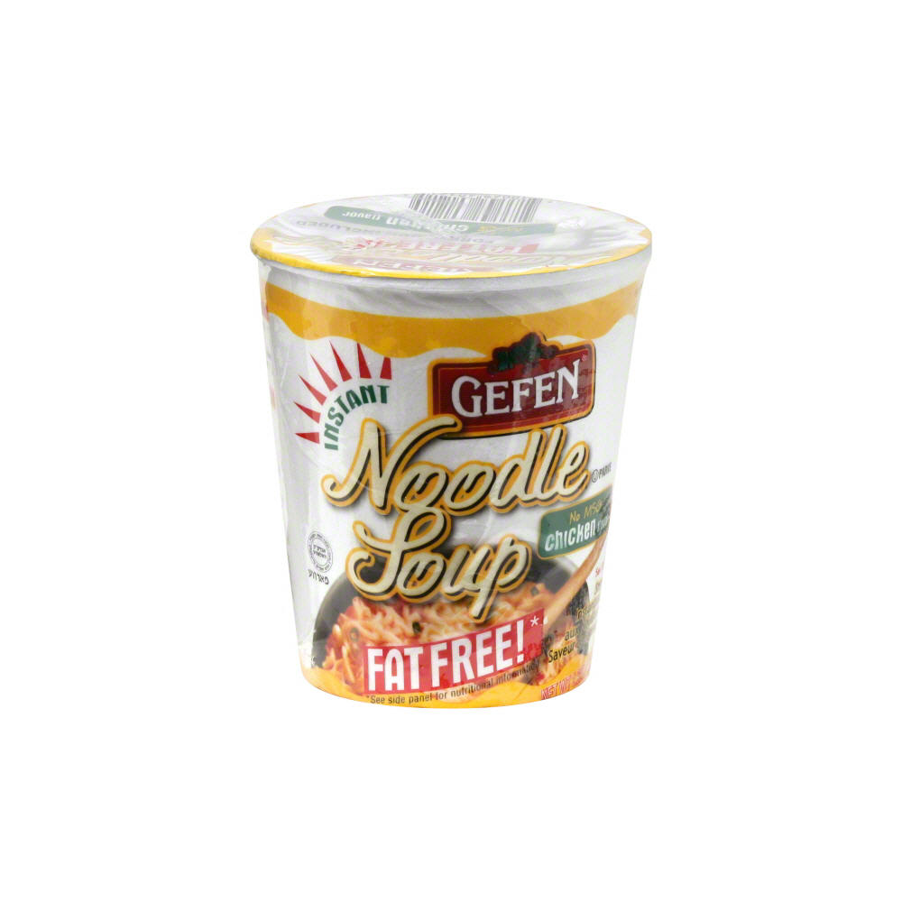 Gefen Kosher Chicken Flavor Instant Noodle Soup Cup, 1.92 oz