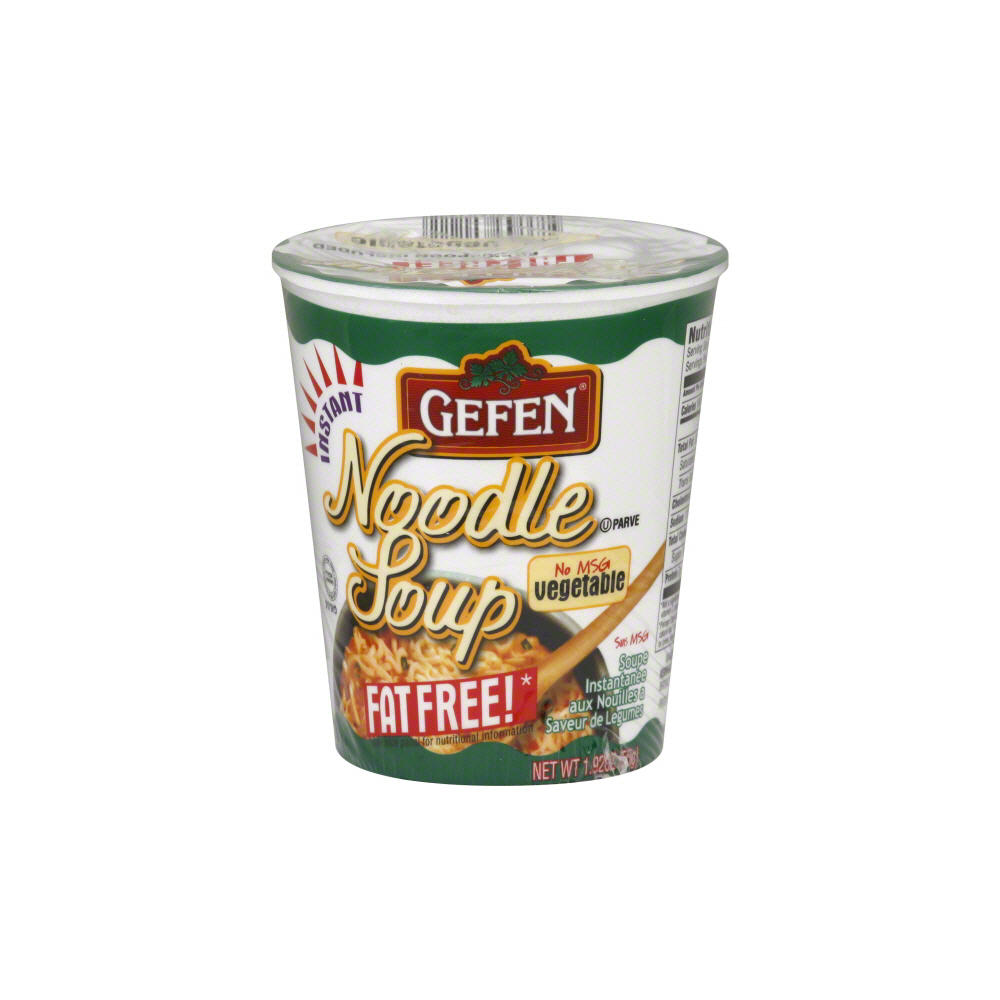 Gefen Kosher Vegetable Instant Noodle Soup Cup, 1.92 oz