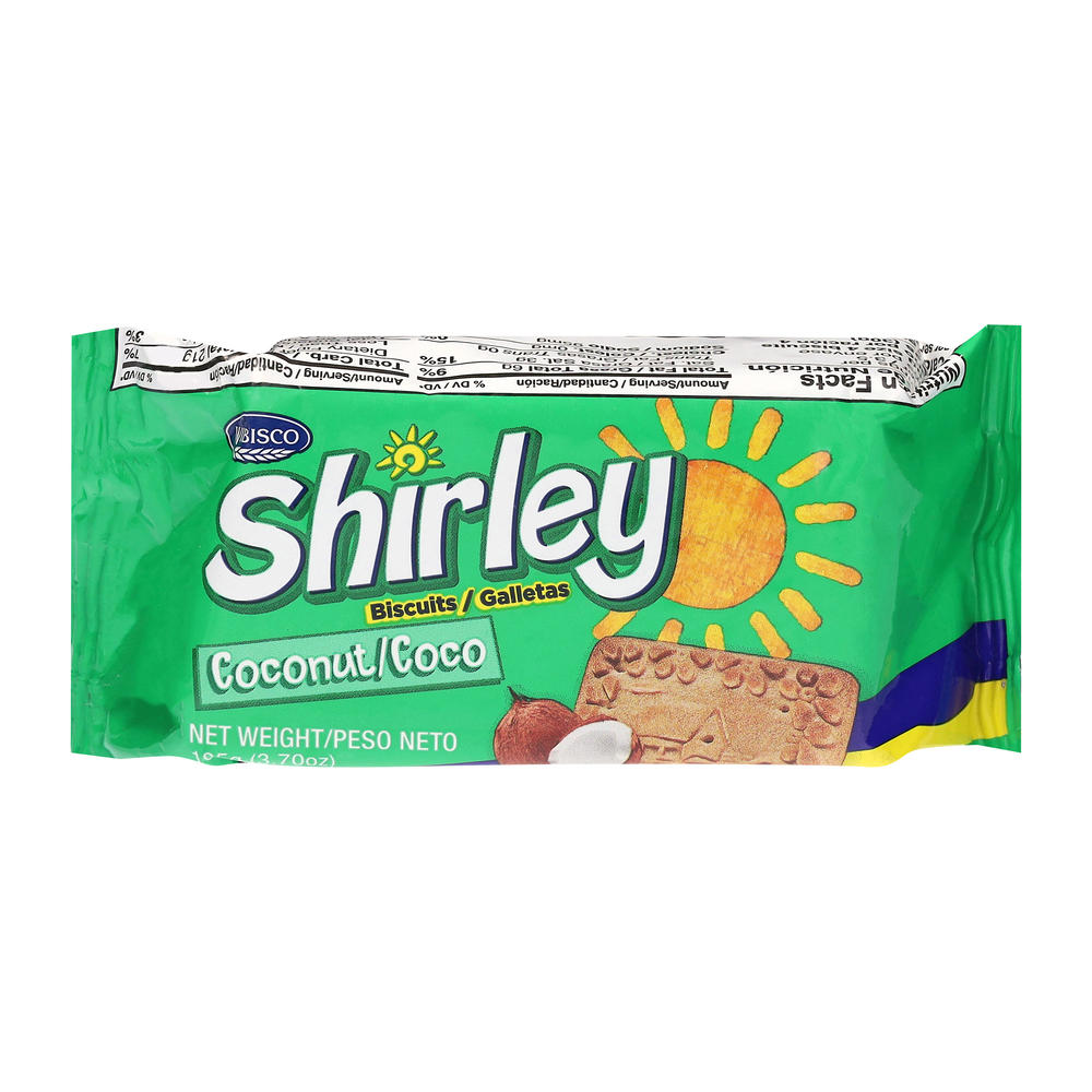 Wibisco Shirley Shirley Coconut Biscuits, 3.70 oz