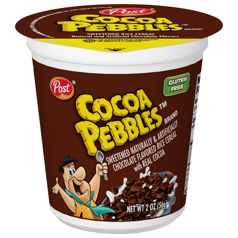 Post Cocoa Pebbles Cereal Cup, 2 oz