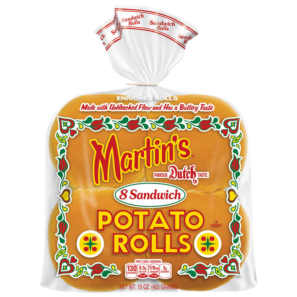 Martin's Potato Sandwich Rolls, 8 ct