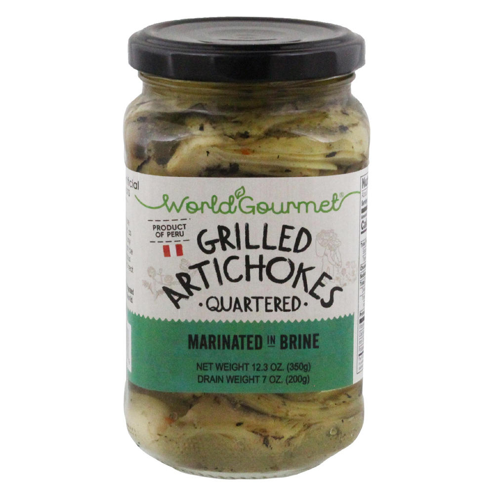World Gourmet Quartered & Marinated Grilled Artichokes, 12 oz
