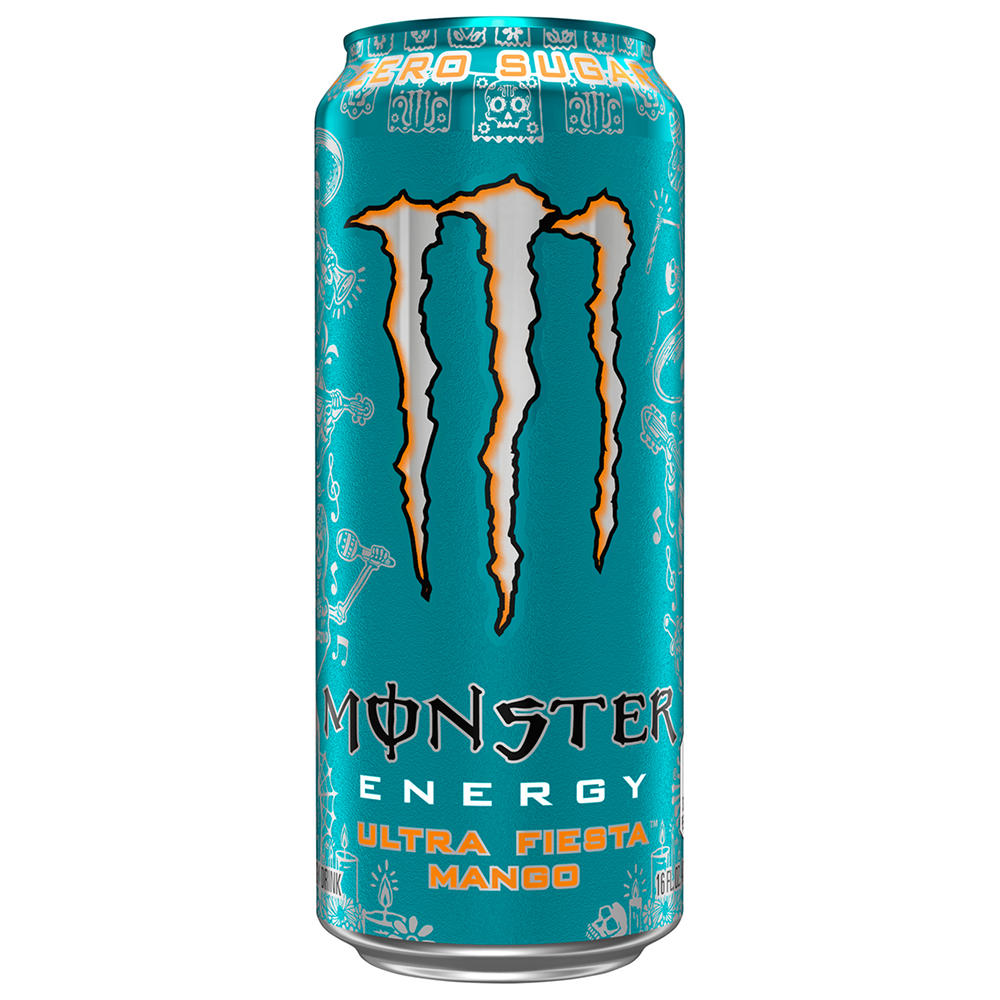 Monster Energy Ultra Fiesta, Sugar Free Energy Drink, 16 oz