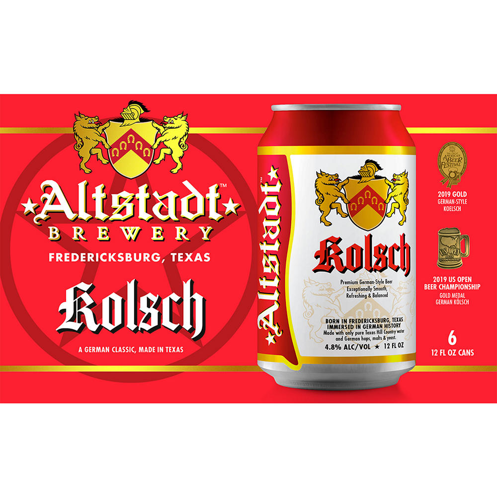 Altstadt Kolsch Craft Beer 6 pk Cans, 12 oz