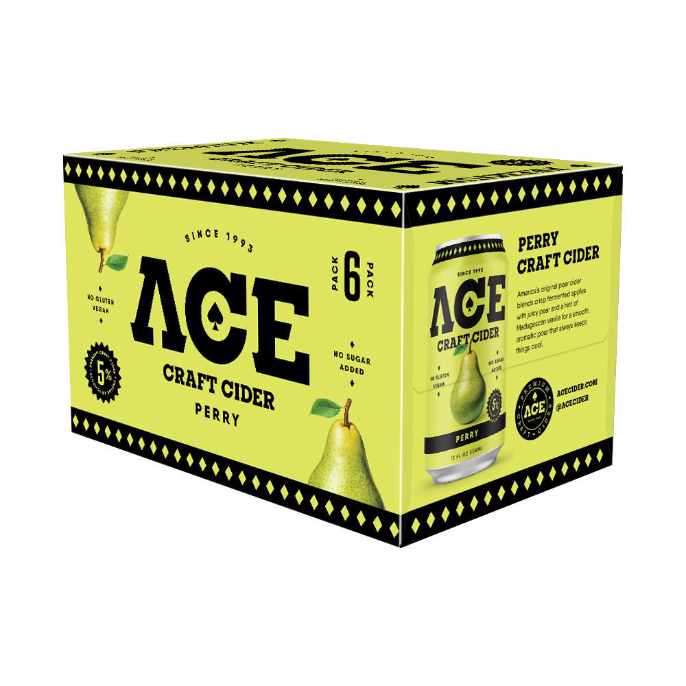 Ace Perry Craft Cider 6 pk Cans, 12 oz