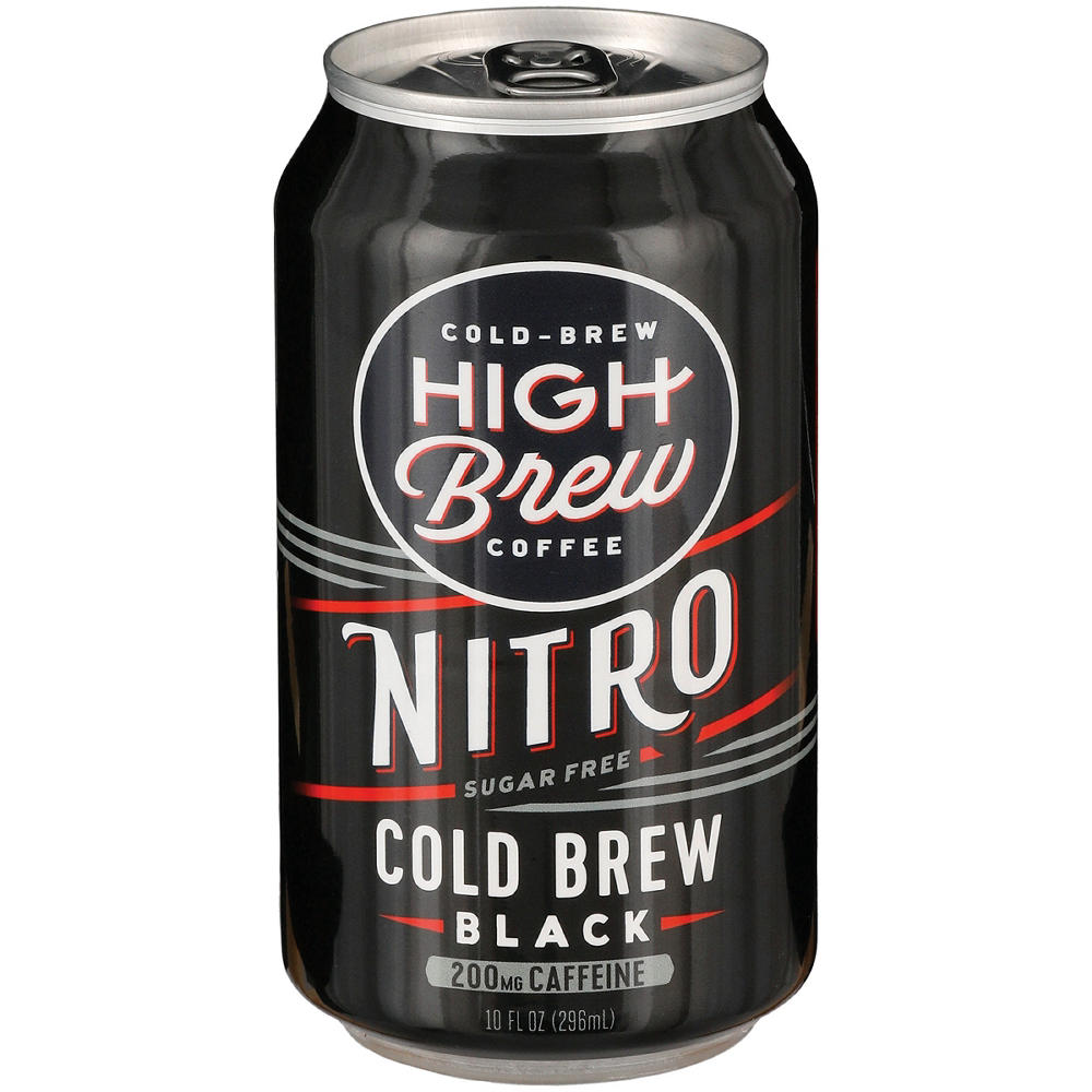 High Brew Nitro Black Cold Brew Coffee, 10 oz