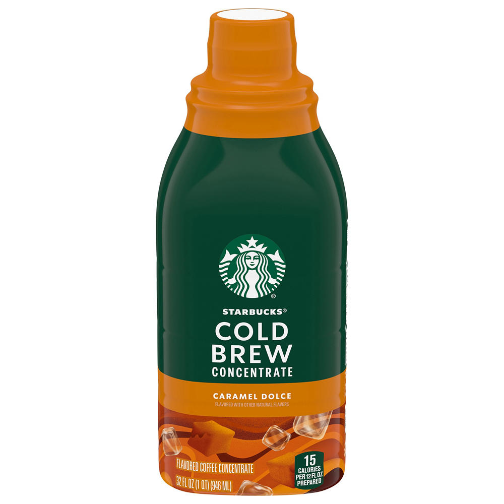 Starbucks Caramel Cold Brew Coffee Concentrate, 32 oz