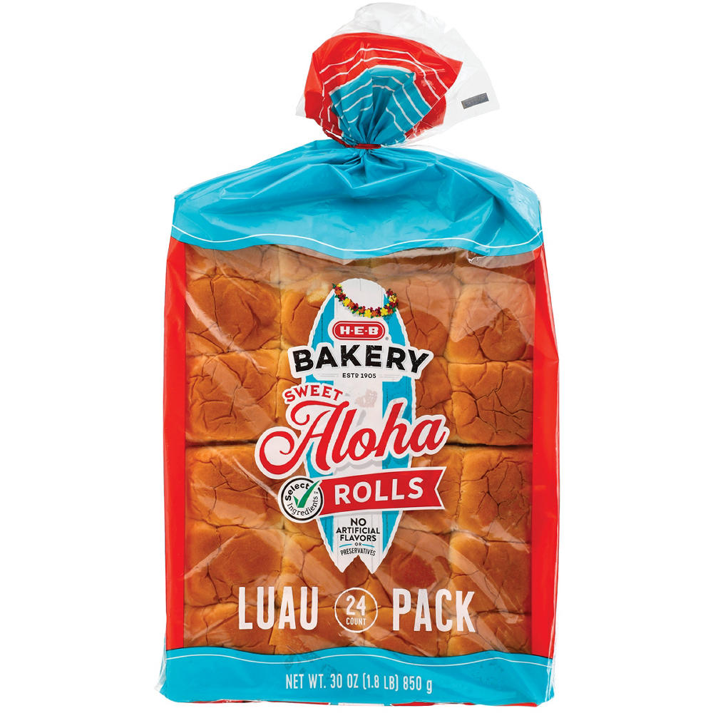 H-E-B Bakery Sweet Aloha Rolls, 24 ct
