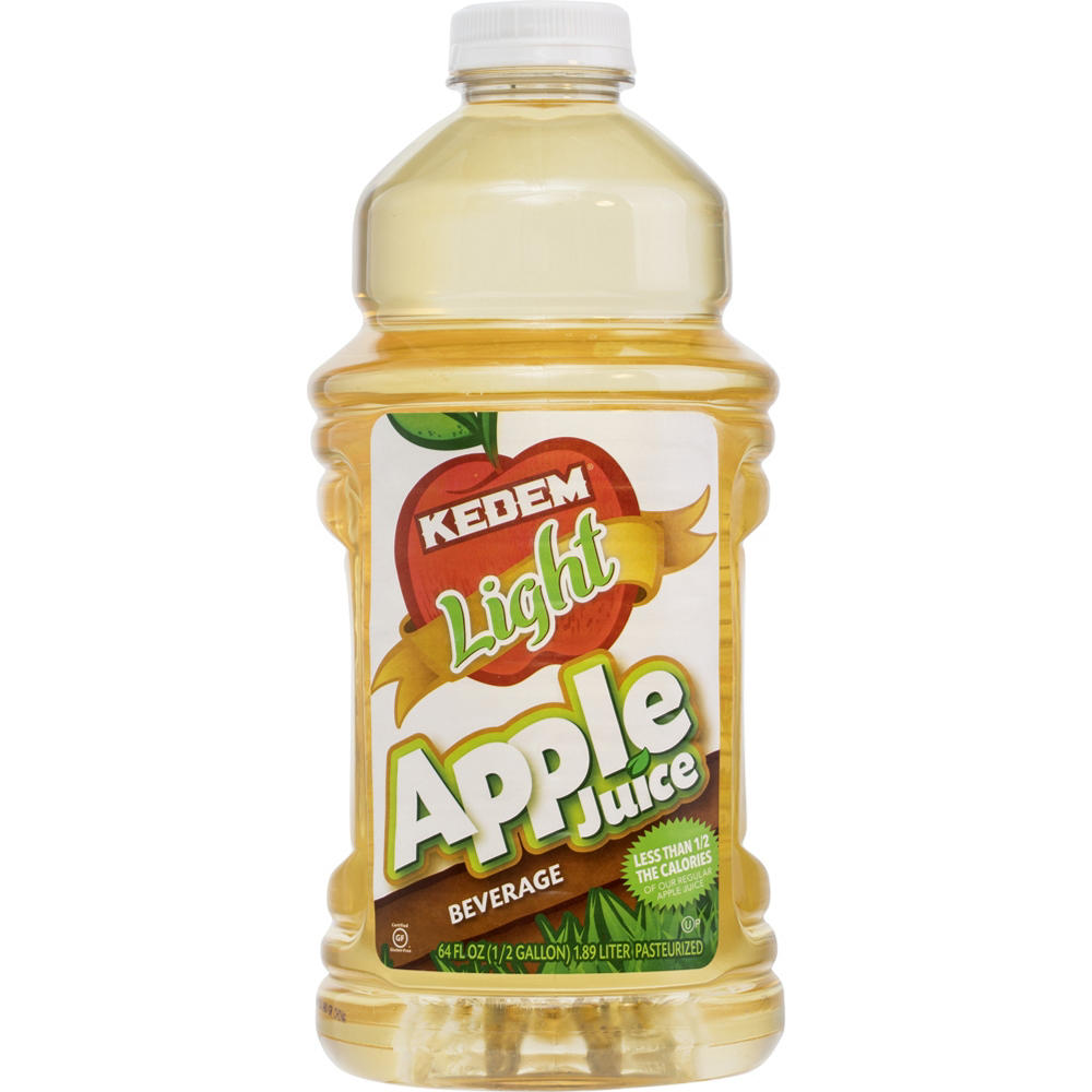 Kedem Kosher Light Apple Juice, 64 oz