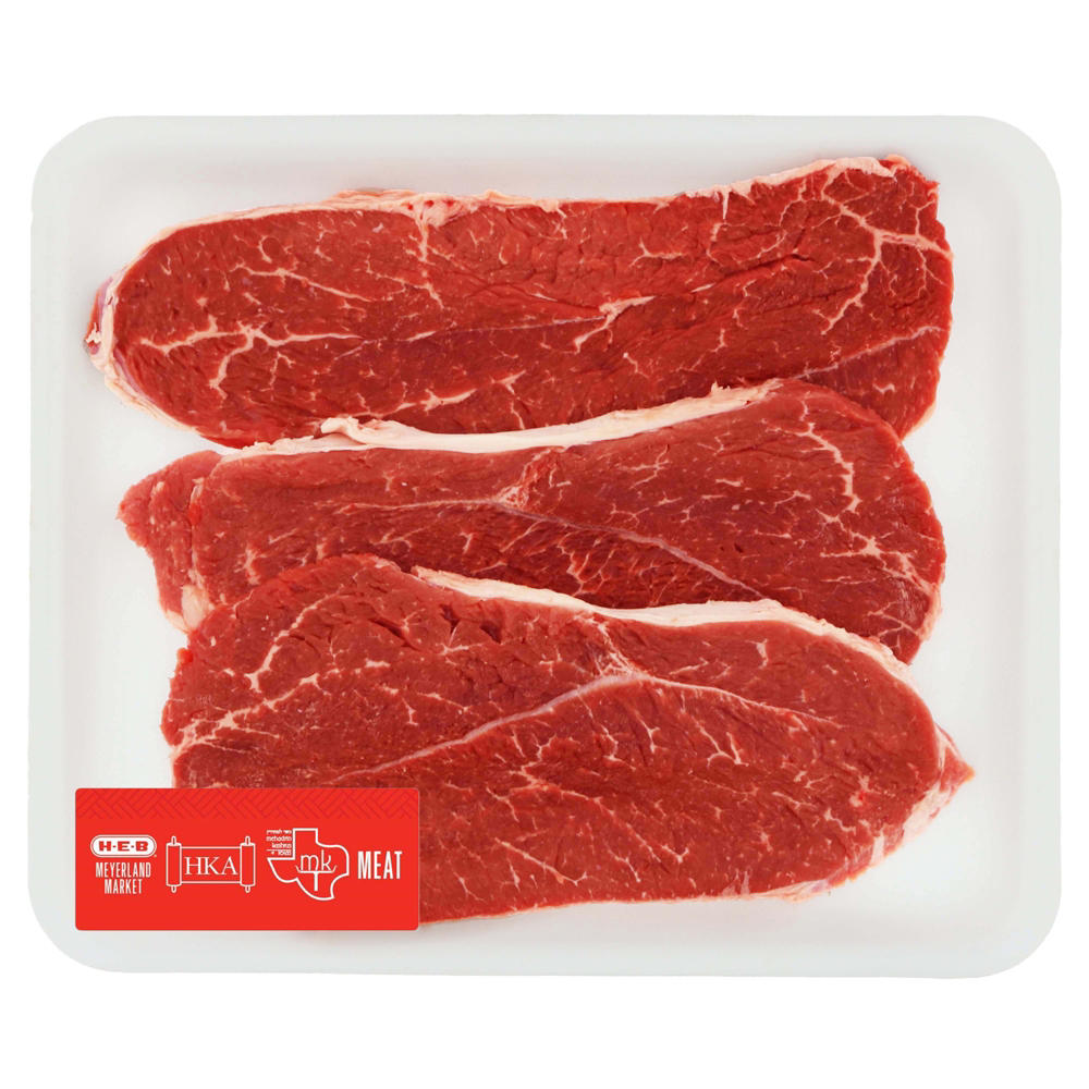 H-E-B Kosher Beef Shoulder Steak Boneless, Value Pack, Avg. 0.88 lb