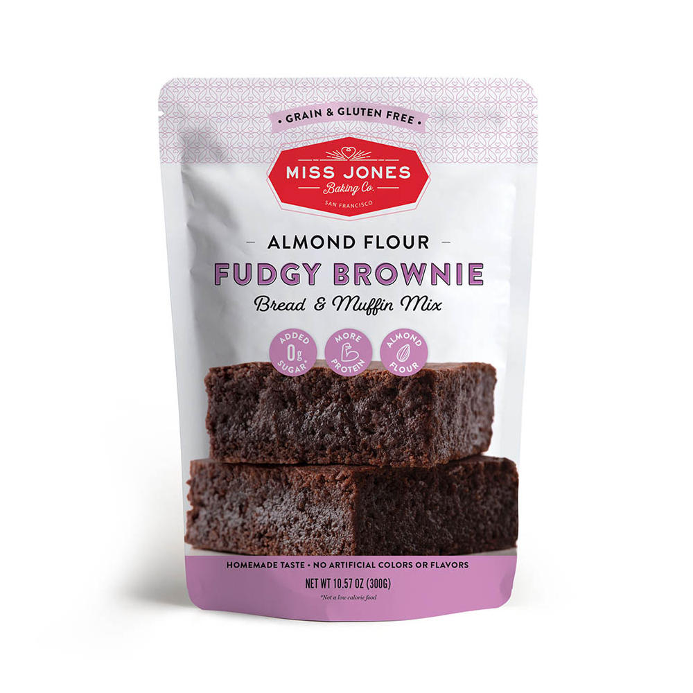 Miss Jones Almond Flour Brownie Mix, 10.57 oz
