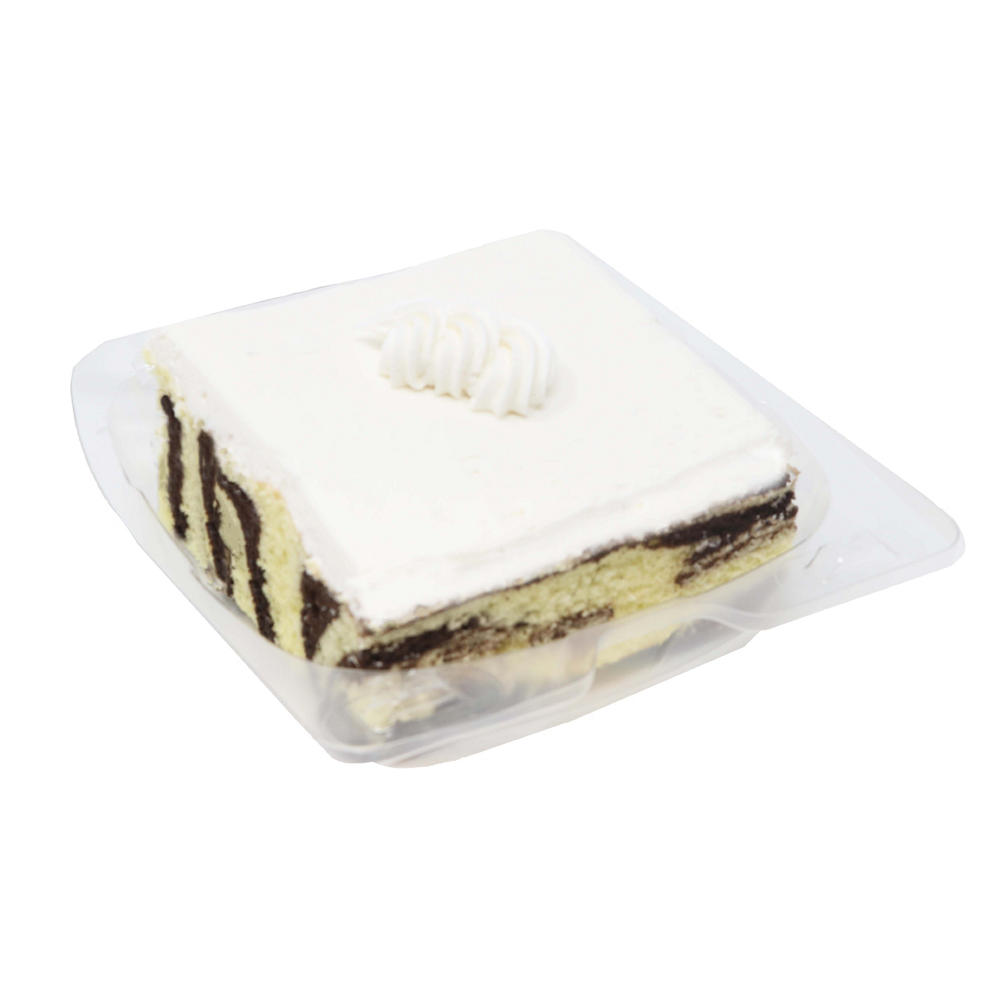 H-E-B Bakery Kosher Buttercream Marble Cake Slice
