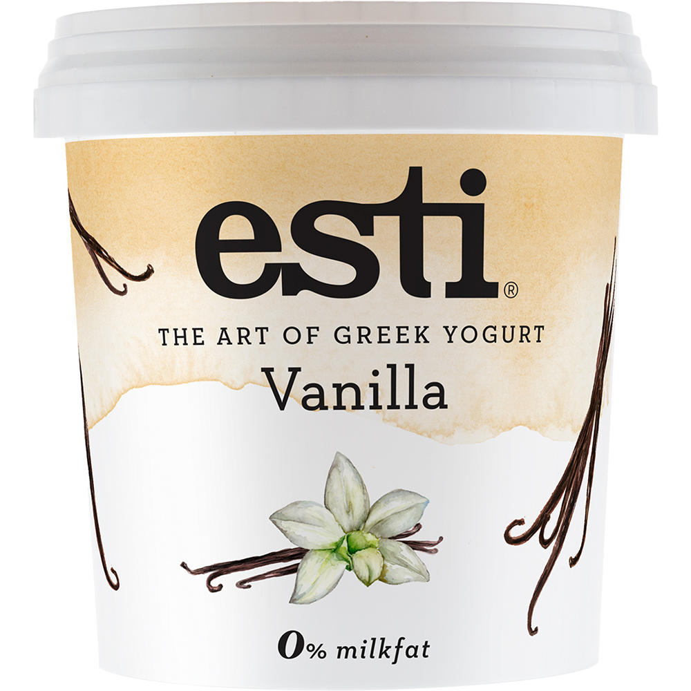 Esti Vanilla 0% Milkfat Greek Yogurt , 32 oz