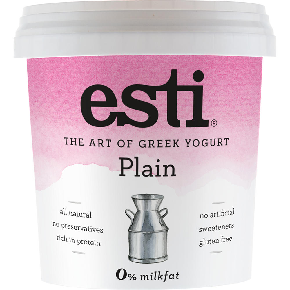 Esti Nonfat Greek Yogurt - Plain, 32 oz
