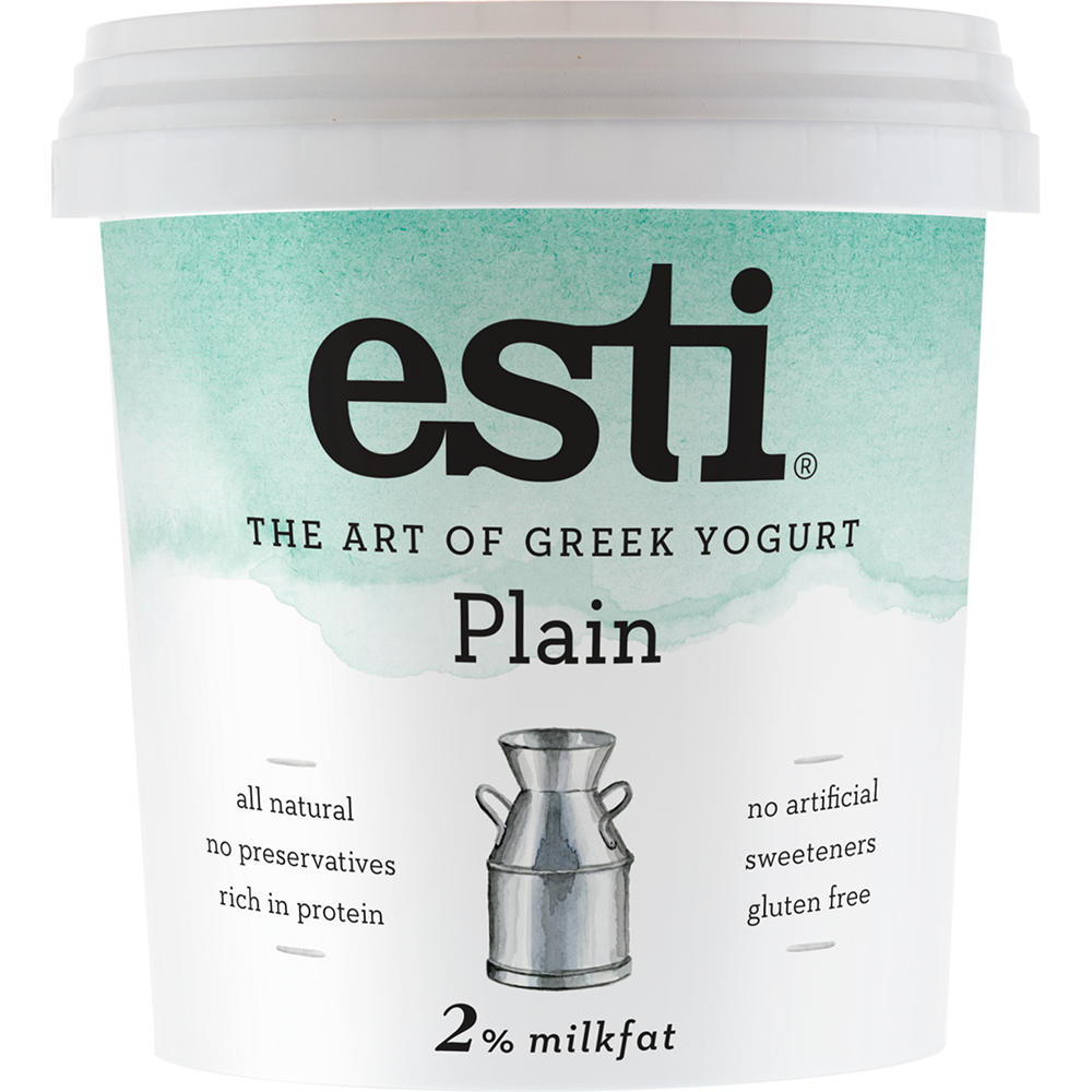 Esti 2% Milkfat Greek Yogurt - Plain, 32 oz