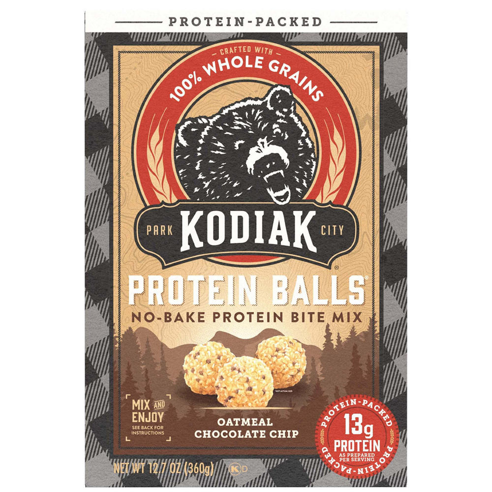 Kodiak 13g Protein Balls - Oatmeal Chocolate Chip, 12.7 oz