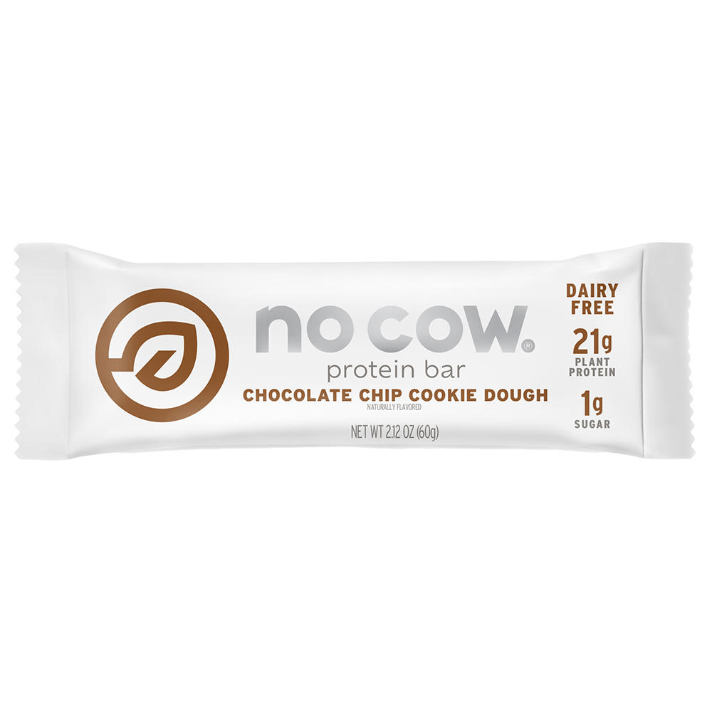 No Cow Dairy Free 21g Protein Bar - Chocolate Chip Cookie Dough, 2.12 oz