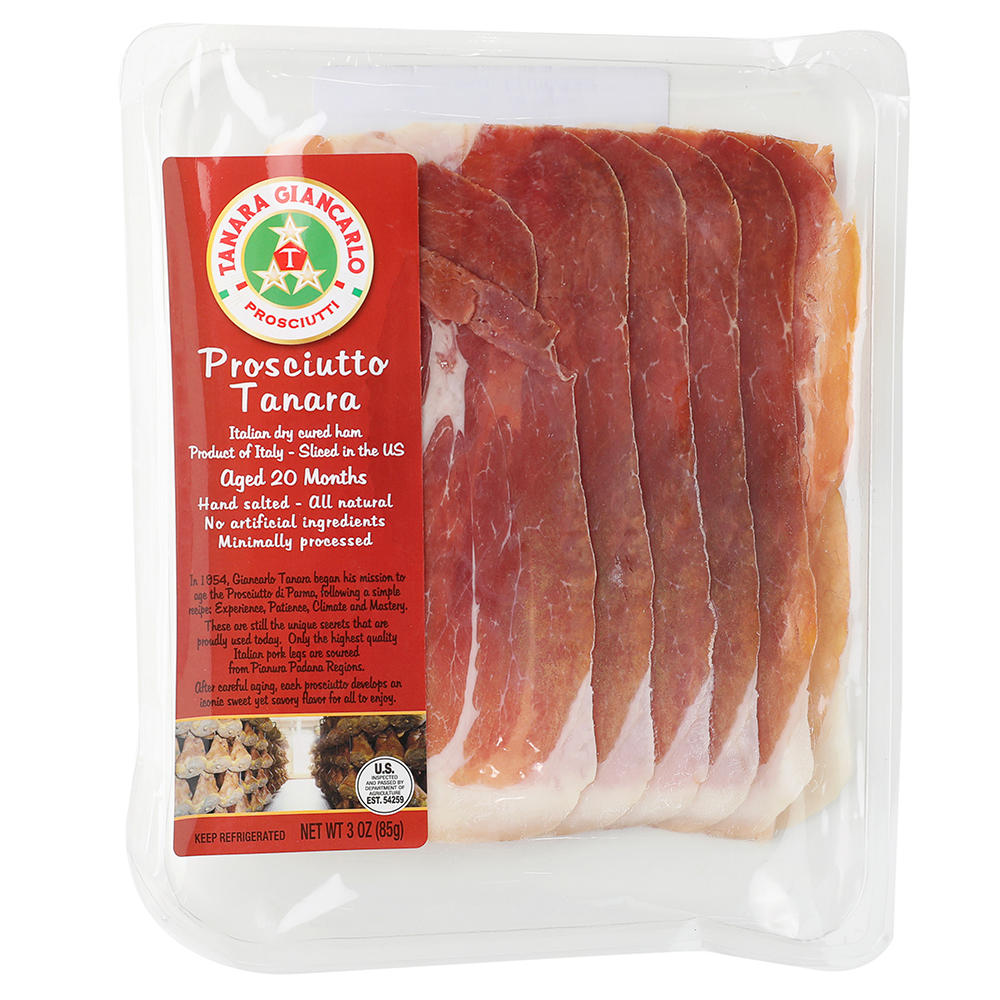 Tanara Giancarlo Prosciutto Dry Cured Ham, 3 oz