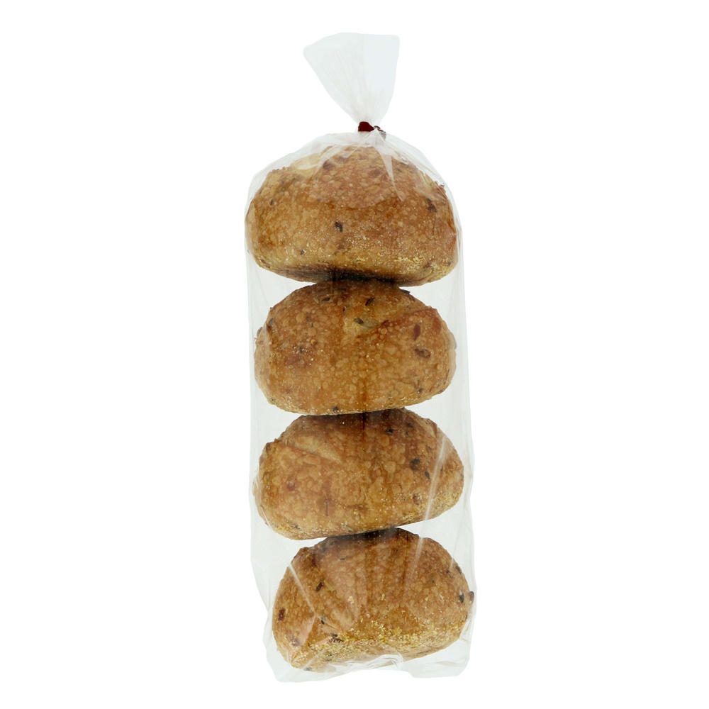 H-E-B Bakery Scratch-Made Kosher Rosemary Sourdough Rolls, 4 ct