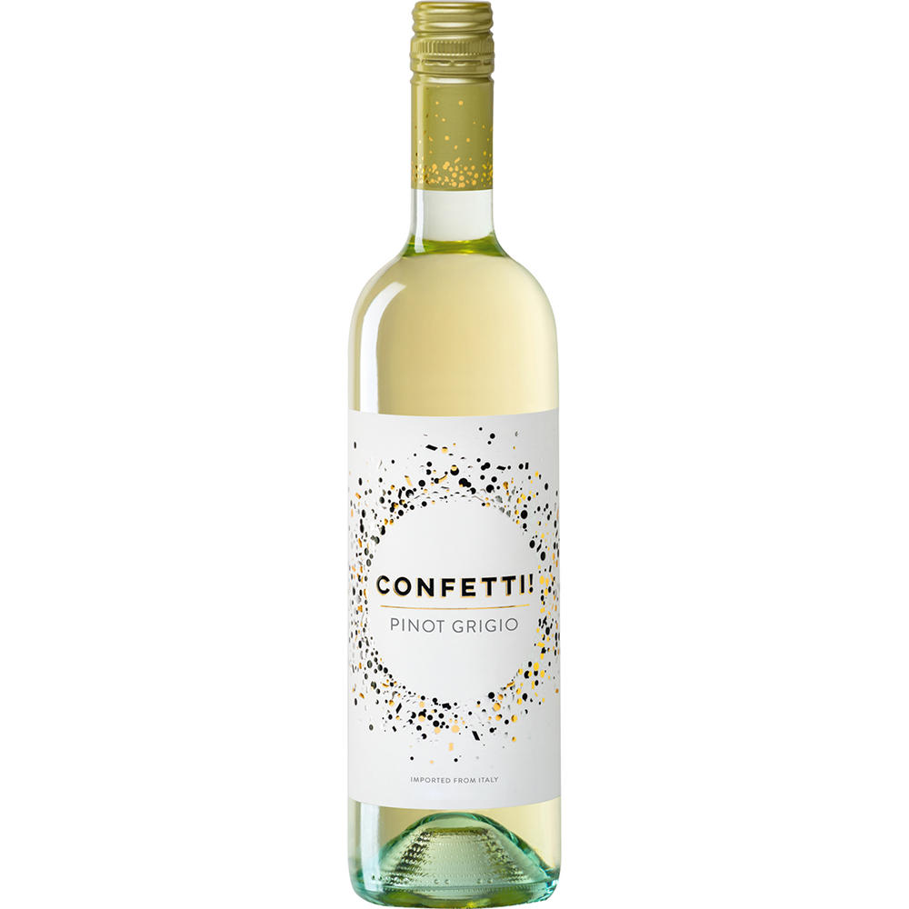 Confetti Pinot Grigio Italy White Wine, 750 mL