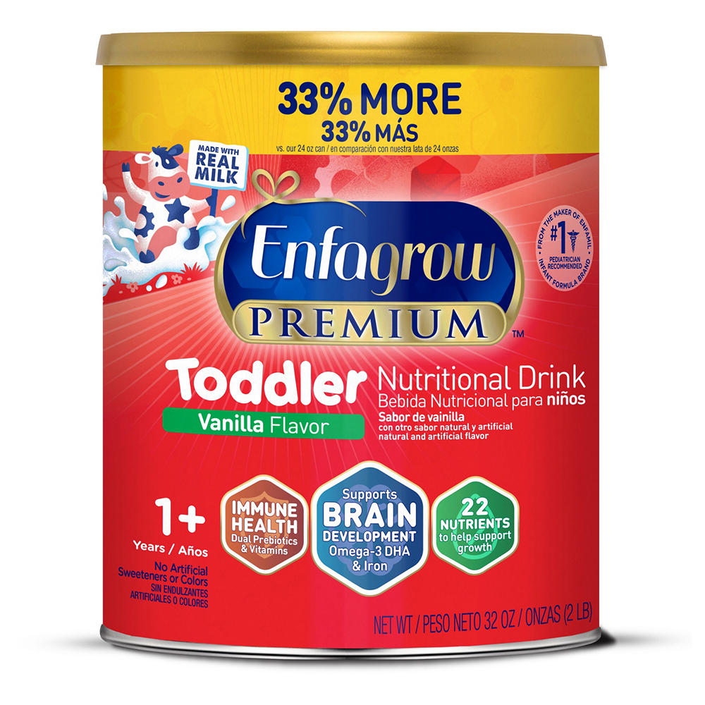 Enfagrow Premium Toddler Milk Nutritional Drink - Vanilla, 32 oz