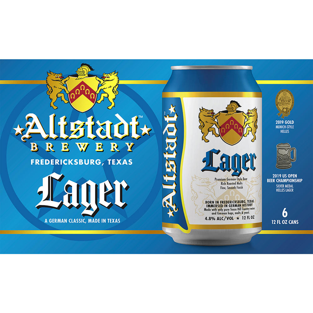 Altstadt Lager Craft Beer 6 pk Cans, 12 oz
