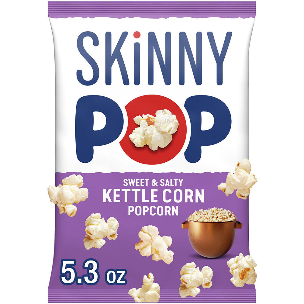 SKINNYPOP Sweet & Salty Kettle Corn Popped Popcorn, 5.3 oz
