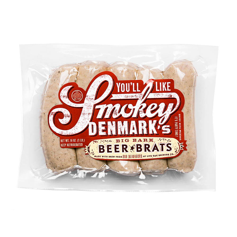 Smokey Denmark Beer Brats, 5 ct