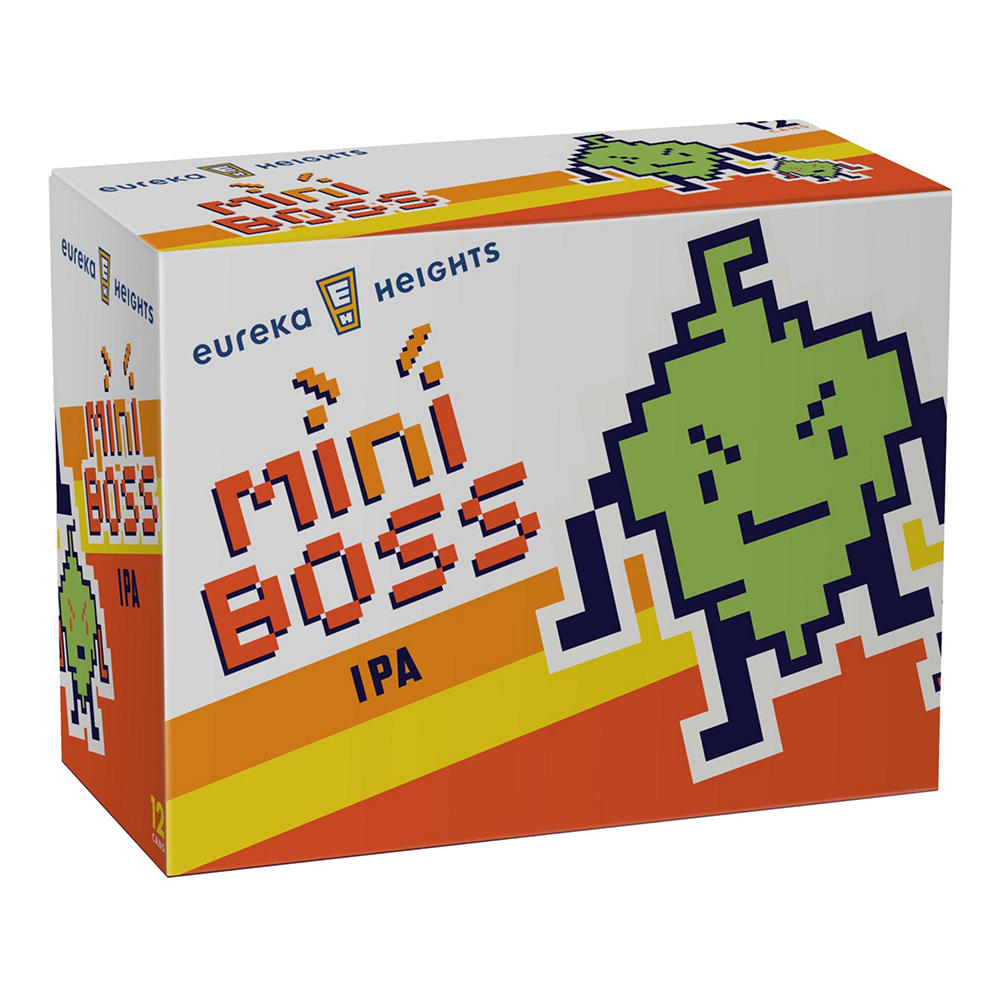 Eureka Heights Mini Boss IPA Craft Beer 12 pk Cans, 12 oz