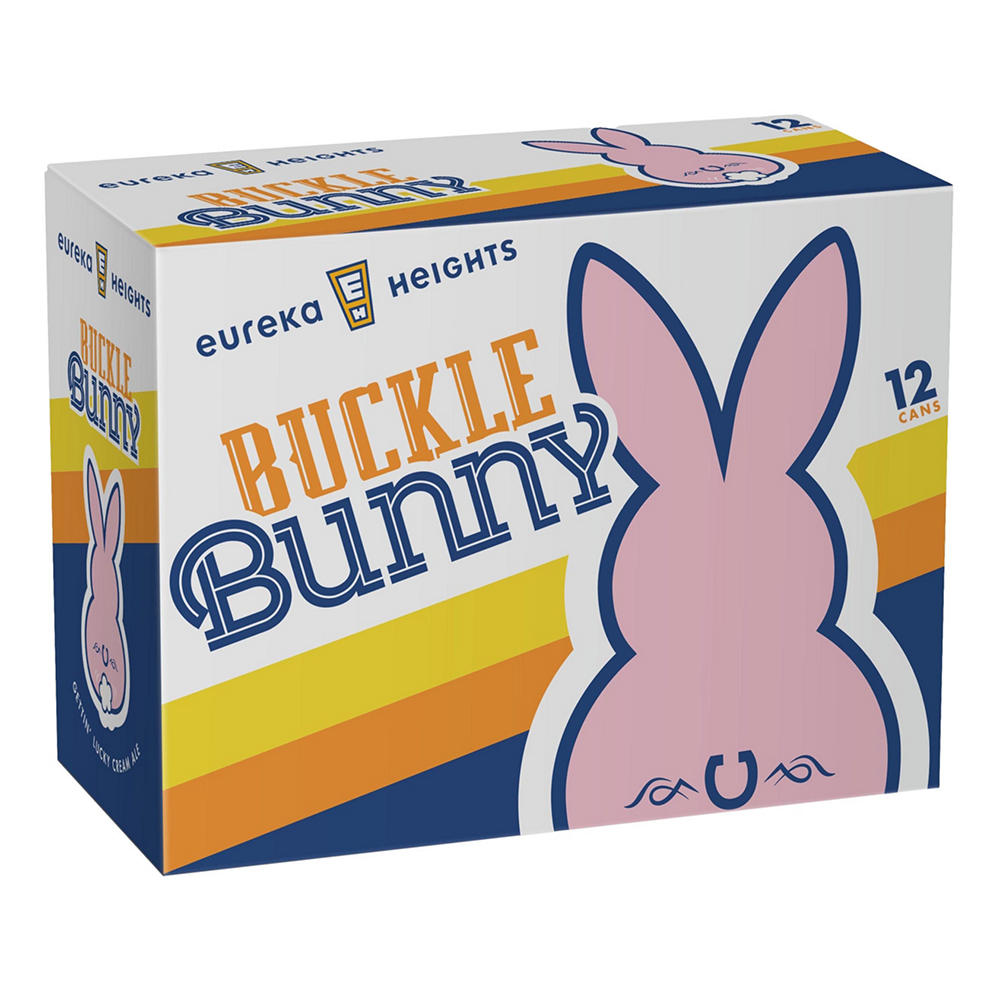 Eureka Heights Buckle Bunny Cream Ale Craft Beer 12 pk Cans, 12 oz