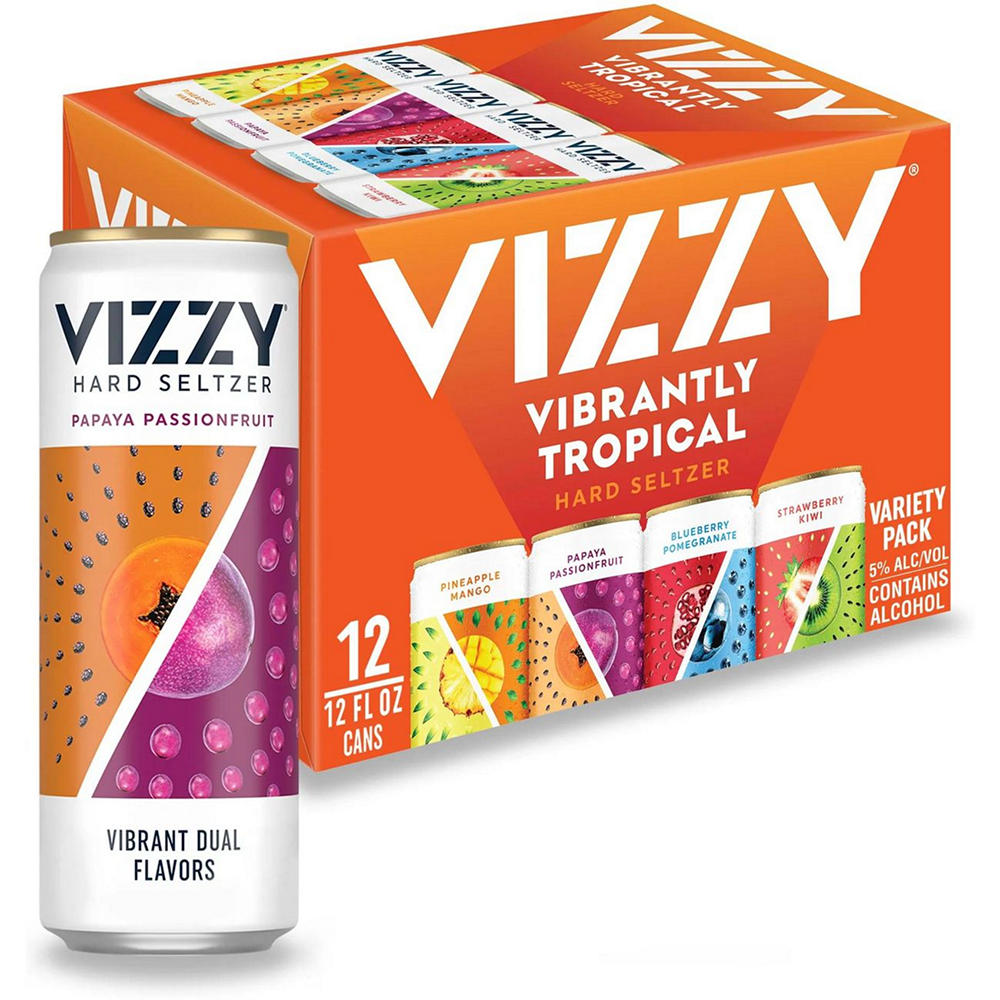 Vizzy Variety Hard Seltzer 12 pk Cans, 12 oz