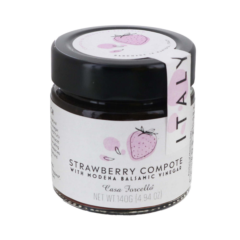 Casa Forcello Mini Strawberry Balsamic Compote, 4.94 oz
