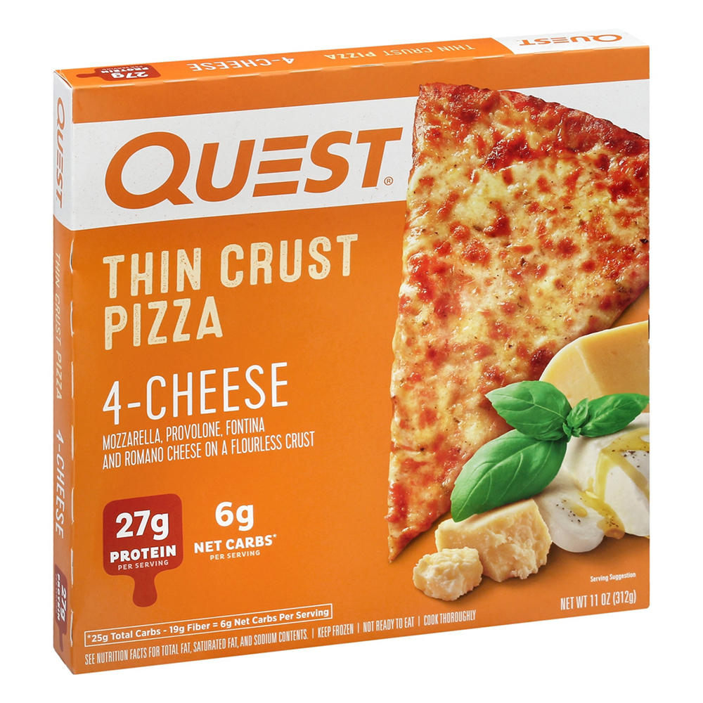 Quest Thin Crust Frozen Pizza - 4 Cheese, 11 oz