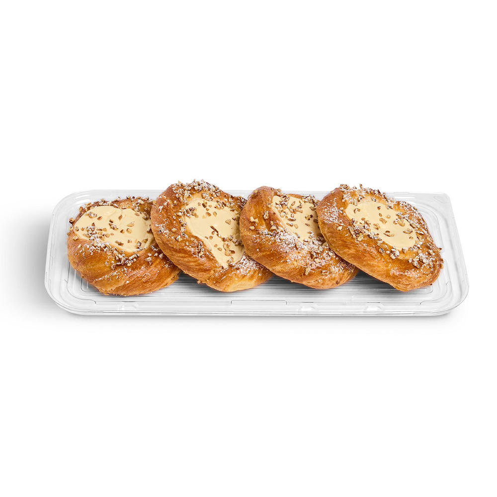 H-E-B Bakery Cream Cheese with Pecans Danish Twist Pastries, 4 ct