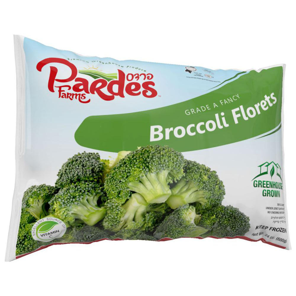 Pardes Farms Broccoli Florets, 24 oz