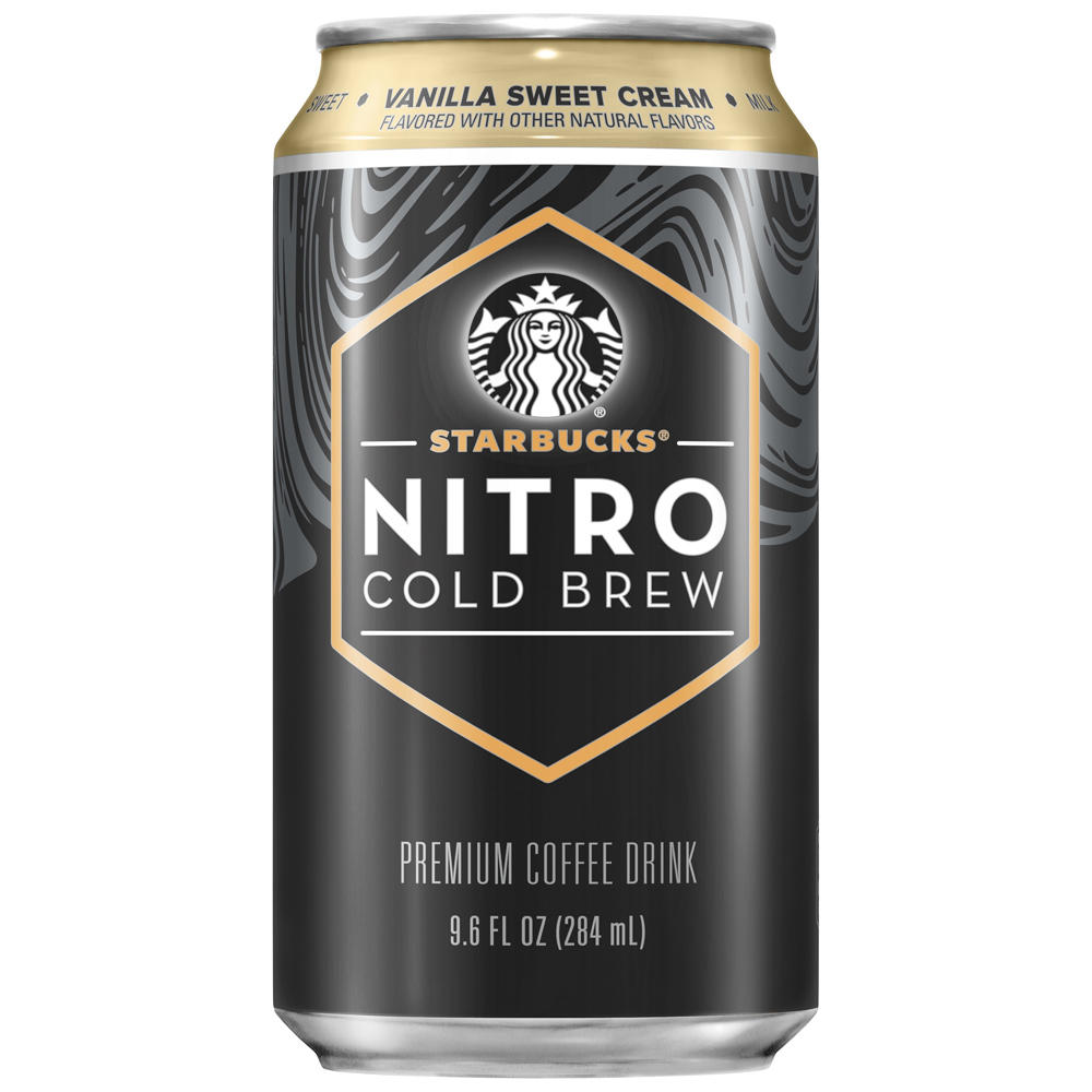 Starbucks Vanilla Sweet Cream Nitro Cold Brew, 9.6 oz