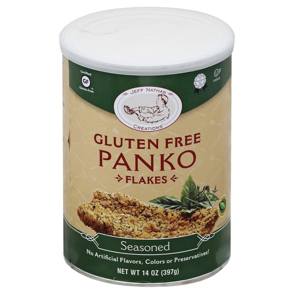 Jeff Nathan Creations Gluten Free Seasoned Panko Flakes, 14.00 oz