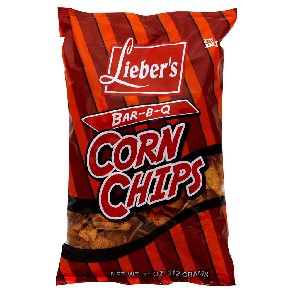 Lieber's Bar-B-Q Corn Chips, 11 oz