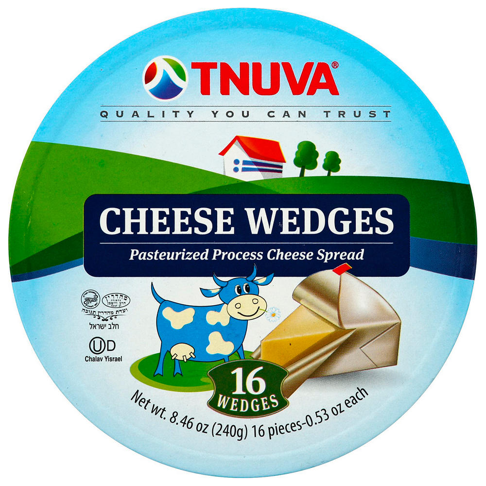 Tnuva Cheese Wedges, 16 ct